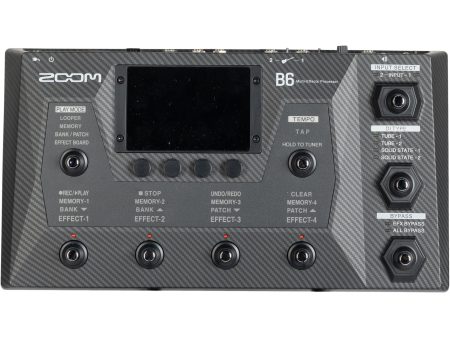 Zoom B6 Multi-Effects Processor Fashion