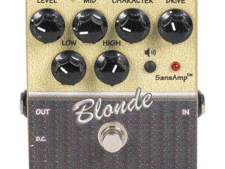 Tech 21 Sans Amp Blonde V2 Overdrive Pedal Fashion