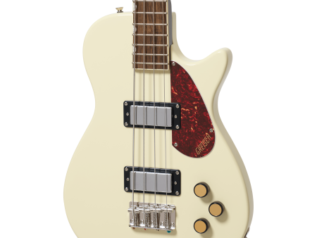 Gretsch Streamliner Jet Club Bass Single-Cut - Vintage White For Sale