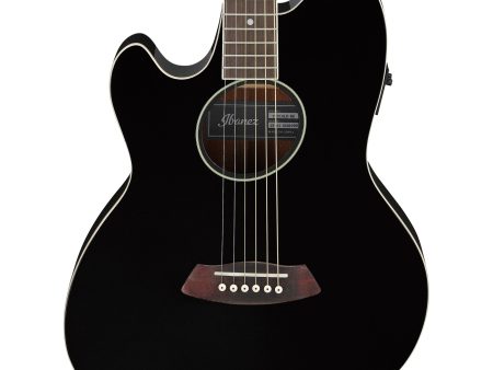 Ibanez TCY10LE Left Handed Acoustic Electric Guitar - Black High Gloss Discount