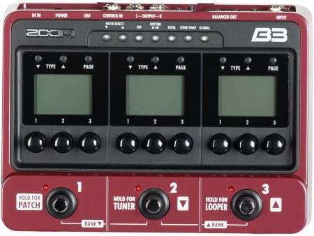 Zoom B3 Bass Effects Pedal Online Hot Sale