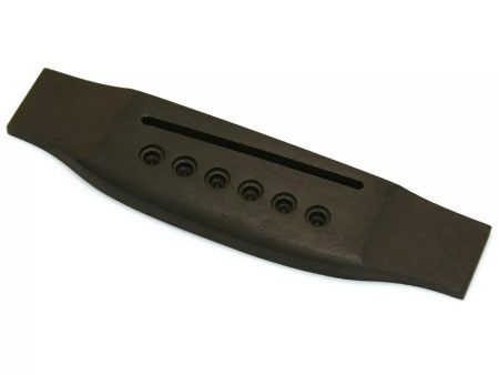 All Parts GB-0850-OEO Acoustic Bridge in Ebony For Sale