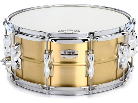 Yamaha RRS-1465 Recording Custom Brass Snare Drum - 6.5x14” - Brushed Supply