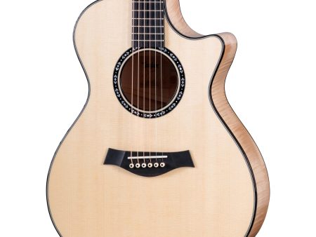 Taylor C412ce B4007 2024 NAMM Custom Acoustic Electric Guitar, Natural Sale