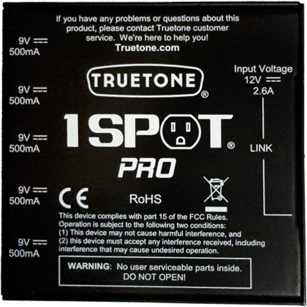 Truetone 1 Spot Pro XP5-PS 5-output Low-profile Isolated Pedal Power Supply For Discount