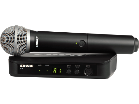 Shure BLX24 PG58 Wireless Mic System with PG58 Handheld Vocal Mic - J11 Hot on Sale