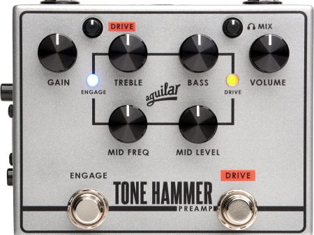 Aguilar Tone Hammer Preamp Direct Box Pedal V2 Online Hot Sale