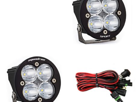 Baja Designs Squadron R Sport LED Spot Pair Light Pods - Clear Fashion