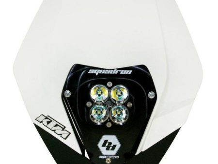 Baja Designs 08-13 KTM Complete LED Kit w  Head Shell White Squadron Pro on Sale