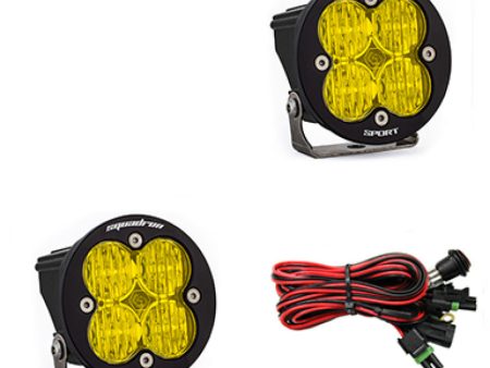 Baja Designs Squadron R Sport Wide Cornering Pair LED Light Pods - Amber Supply