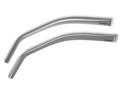 WeatherTech 2015+ Audi A3 Sedan Front Side Window Deflectors - Light Smoke Online Hot Sale