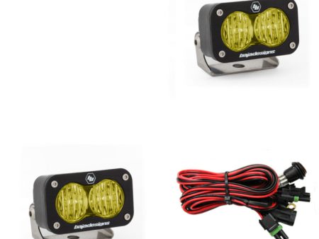 Baja Designs S2 Sport Wide Cornering Pattern Pair LED Work Light - Amber Sale