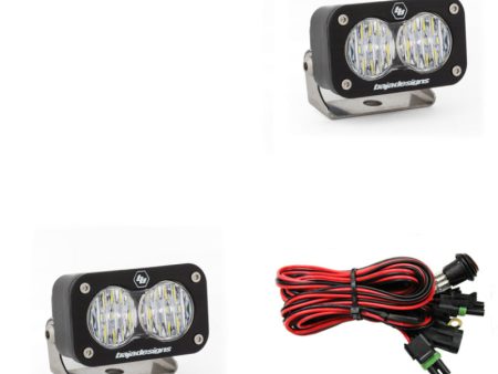 Baja Designs S2 Sport Wide Cornering Pattern Pair LED Work Light - Clear Hot on Sale