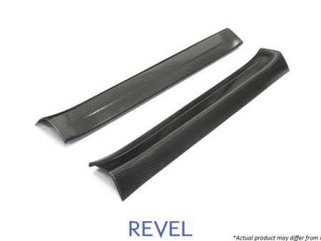 Revel GT Dry Carbon Door Sill Covers (Left & Right) 14-17 Mazda Mazda3 - 2 Pieces For Sale