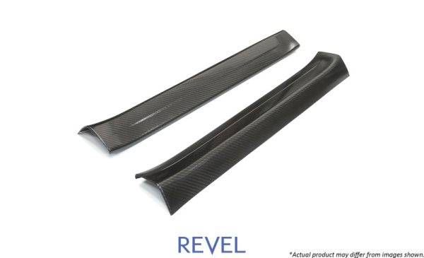 Revel GT Dry Carbon Door Sill Covers (Left & Right) 14-17 Mazda Mazda3 - 2 Pieces For Sale