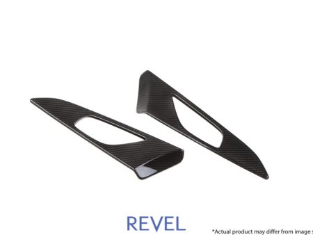 Revel GT Dry Carbon Door Side Trim (Left & Right) 14-17 Mazda Mazda3 - 2 Pieces Online Sale