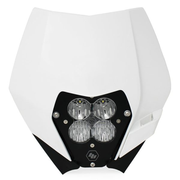 Baja Designs 08-13 KTM Headlight Kit DC w Headlight Shell White XL Pro Series Sale