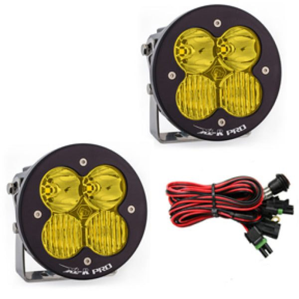 Baja Designs XL R Pro Series Driving Combo Pattern Pair LED Light Pods - Amber Supply