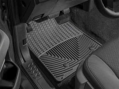 WeatherTech 12+ Toyota Camry Front and Rear Rubber Mats - Black Fashion