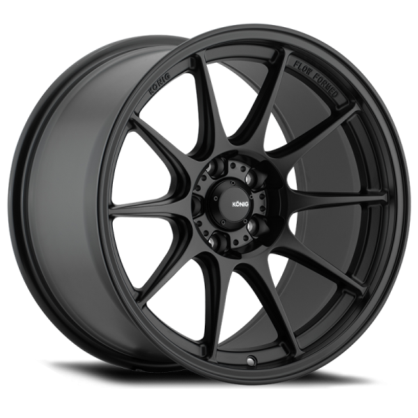 Konig Dekagram 18x8.5 5x120 ET32 Semi-Matte Black Discount