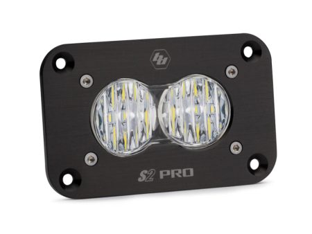 Baja Designs S2 Sport Flush Mount Wide Cornering Pattern LED Work Light - Clear Lens For Discount